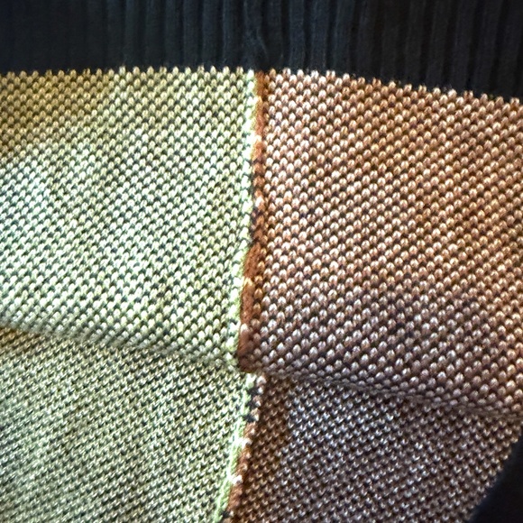 The Ragged Priest Anarchy checkered plaid oversized jacquard sweater NWOT - Picture 8 of 11